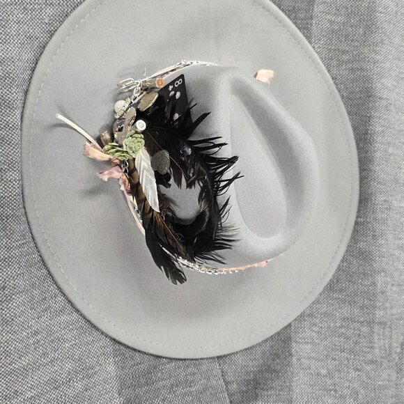 One-of-a-Kind Western Cowgirl Hat – Handmade & Adjustable main image 12